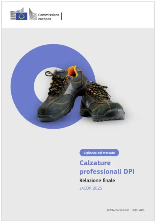 Calzature DPI (per uso professionale) - Vigilanza del mercato